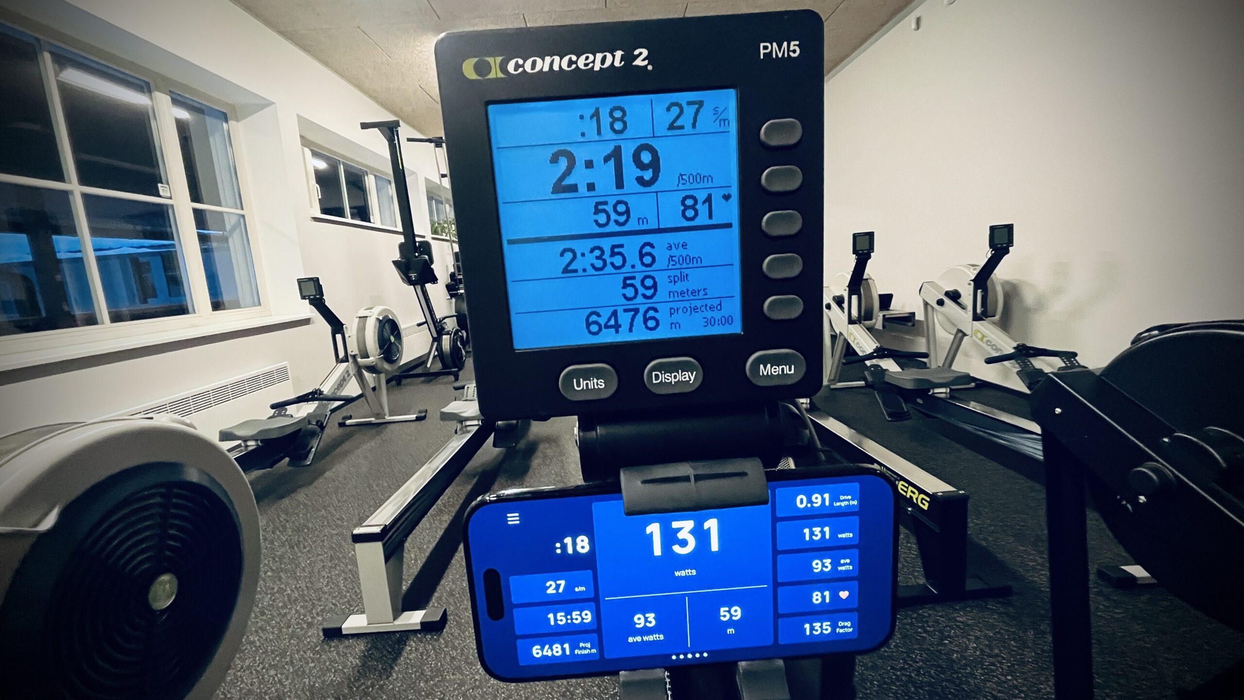 Kui ma teen trenni oma sõudeergomeetri, SkiErgi või BikeErg’i, kasutan alati ErgData rakendust – ja ausalt, see on teinud mu treeningprotsessi nii palju mugavam